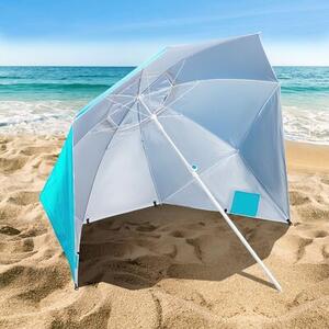 Parasol plażowy NILS CAMP NC7822 220 cm Turkusowy