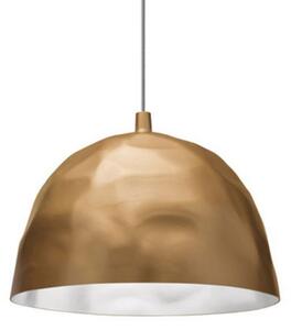 Lampa Wisząca Foscarini, Bump, ściemnialny, złoty | mosiężny, salon, tworzywo sztuczne, design
