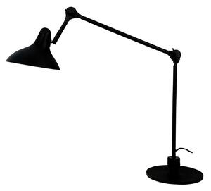 Lampa Stołowa Dyberg Larsen, Lotus, czarny, salon, metal, skandynawski