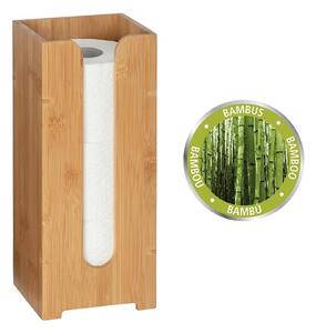 Stojak na papier toaletowy BAMBUSA, bambusowy, WENKO