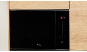 Kuchenka mikrofalowa AMICA AMMB25E2SGVBQ-TYPE 900W średnica 31.5 cm pojemność 25L Multiwave system Czarny