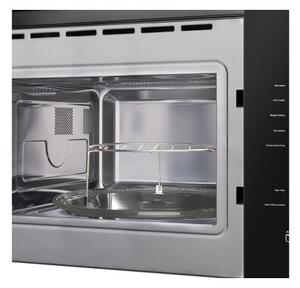 Kuchenka mikrofalowa AMICA AMMB25E2SGVBQ-TYPE 900W średnica 31.5 cm pojemność 25L Multiwave system Czarny
