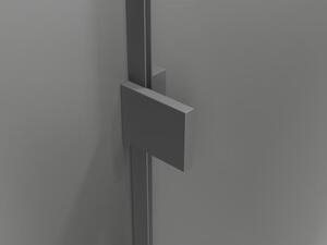 Mexen Lunar L parawan nawannowy 1-skrzydłowy 80 x 150 cm, transparent, gun metal - 897L-080-000-95-00