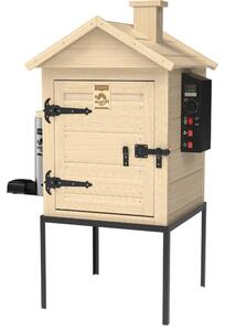Wędzarnia elektryczna BROWIN DragON 330340 z termometrem 50 x 50 x 124 cm Drewniana