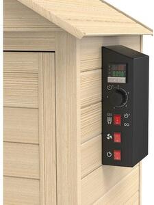 Wędzarnia elektryczna BROWIN DragON 330340 z termometrem 50 x 50 x 124 cm Drewniana