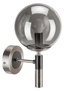 Lamkur Kinkiet ROLLO 1xE14/5W/230V matowy chrom/dymny LA53868