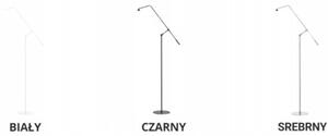 Lampa stojąca podłogowa przegubowa regulowana z abażurem walec AVADO