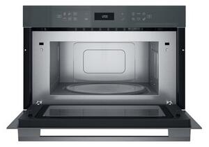 Kuchenka mikrofalowa WHIRLPOOL WMD7O4TSG 1000W Årednica 32.5 cm pojemnoÅÄ 31L SzÃ³sty zmysÅ Talerz Crisp Szary