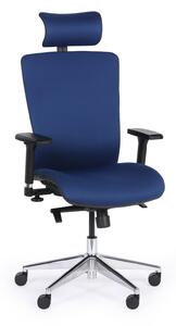 Krzesło biurowe LESTER F, niebieski