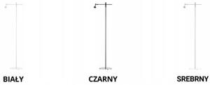 Lampa stojąca podłogowa przegubowa regulowana z abażurem walec 30cm SALIX