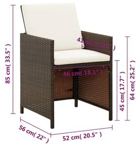 Zestaw czterech krzeseł ogrodowych - Lotis 4X