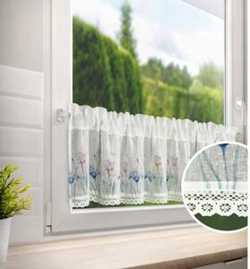 Firana gotowa EUROFIRANY Dolorez 150 x 30 cm BiaÅy