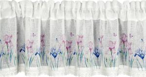 Firana gotowa EUROFIRANY Dolorez 150 x 30 cm BiaÅy