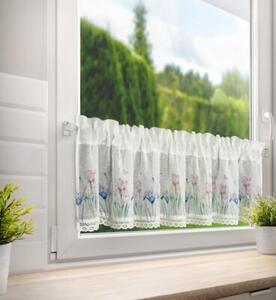 Firana gotowa EUROFIRANY Dolorez 150 x 30 cm BiaÅy