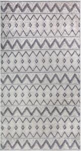 Szary chodnik odpowiedni do prania 80x200 cm Zig Zag – Vitaus