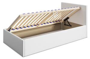 Beżowe tapicerowane łóżko z zagłówkiem Sorento 3X - 3 rozmiary