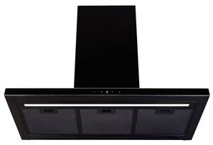 Okap VDB T-Stripe 90 H2H Czarny 710m3/h 62dB klasa A
