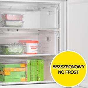 Lodówka BOSCH KGN49LBCF No frost 203cm Czarna