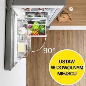 Lodówka BOSCH KGN49LBCF No frost 203cm Czarna