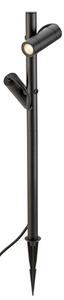 Helia Slim Pole 2 Zewnętrzny Spot w/Spike IP65 Black - SLV