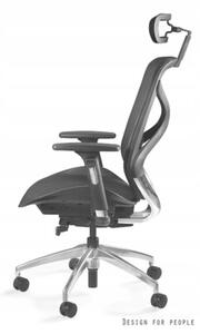 Ergonomiczny fotel biurowy Hero czarny siatka