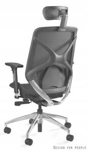 Ergonomiczny fotel biurowy Hero czarny siatka