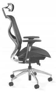 Ergonomiczny fotel biurowy Hero czarny siatka