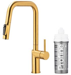 Bateria kuchenna KFA z filtrem SILVER S DUERO PURE STYLE PULL-OUT 6623-314-31 ZÅoto