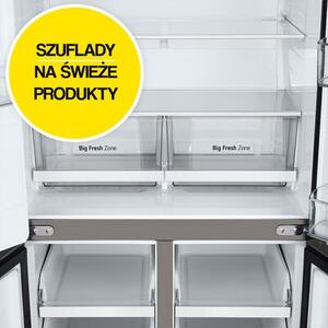 Lodówka LG GML860PYFE No Frost 179cm Srebrny LinearCooling