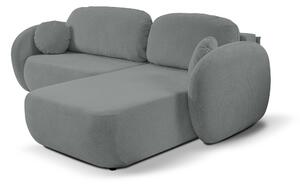 Masseno Narożnik AMICO z funkcją spania i pojemnikiem na pościel Narozniki L, Rozkładana sofa - Szary, ARAGON 93