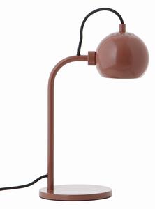 Lampa biurkowa Frandsen BALL GLOSSY czerwona