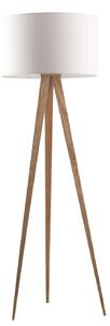 Lampa podłogowa Tripod Wood biała Zuiver