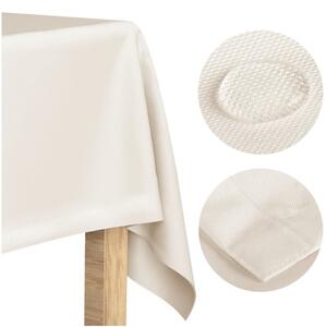 Obrus 140x240 Plamoodporny Klasyczny Elegant Krem