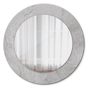 Lustro dekoracyjne okrągłe Szary cement