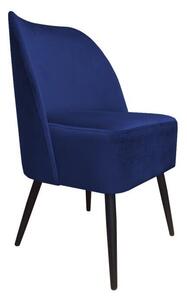 Fotel DUNAJ VELVET granatowy