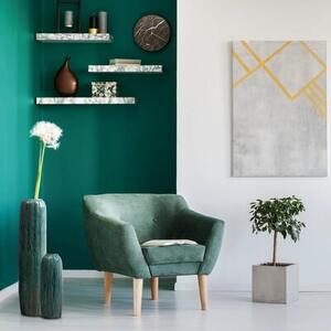 Wazon EUROFIRANY Rea 16 x 34 cm Zielony