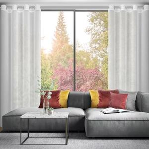 Firana gotowa EUROFIRANY Luna 140 x 250 cm BiaÅy