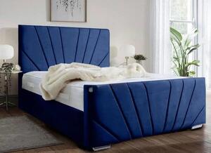 Łóżko tapicerowane z pojemnikiem Aversana