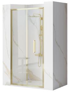 Drzwi Prysznicowe Składane REA Rapid Fold 80 Złote Gold
