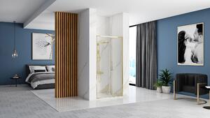 Drzwi Prysznicowe Składane REA Rapid Fold 100 Złote Gold