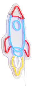 Neonowa lampa ścienna wielokolorowa z LED - Rocket