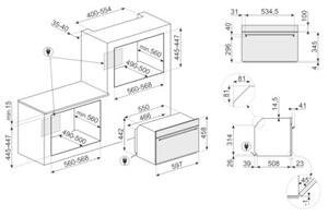 Piekarnik SMEG SO4301M0X Elektryczny z mikrofalÄ Stal nierdzewna