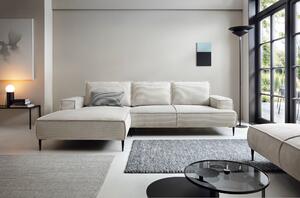 Masseno Narożnik DUNA Narożnik L-Kształtny, Modna sofa narożna do salonu - Beżowy, POSO 100