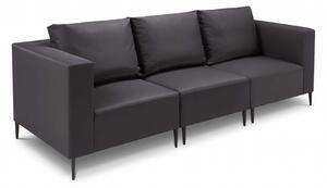 Sofa ogrodowa 3-osobowa Fiji ciemna