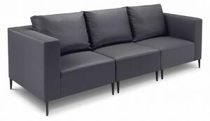 Sofa ogrodowa 3-osobowa Fiji szara