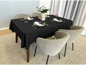 Obrus 150x350 Plamoodporny Surbo Czarny