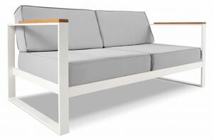 2-osobowa szara sofa ogrodowa Tahiti