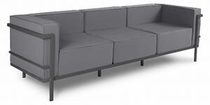 3-osobowa sofa ogrodowa Cannes antracytowa