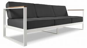 3-osobowa ciemno szara sofa ogrodowa Tahiti