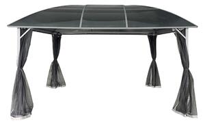 Metalowa altana Dominikana 3x4 z moskitierą Garden Point antracyt